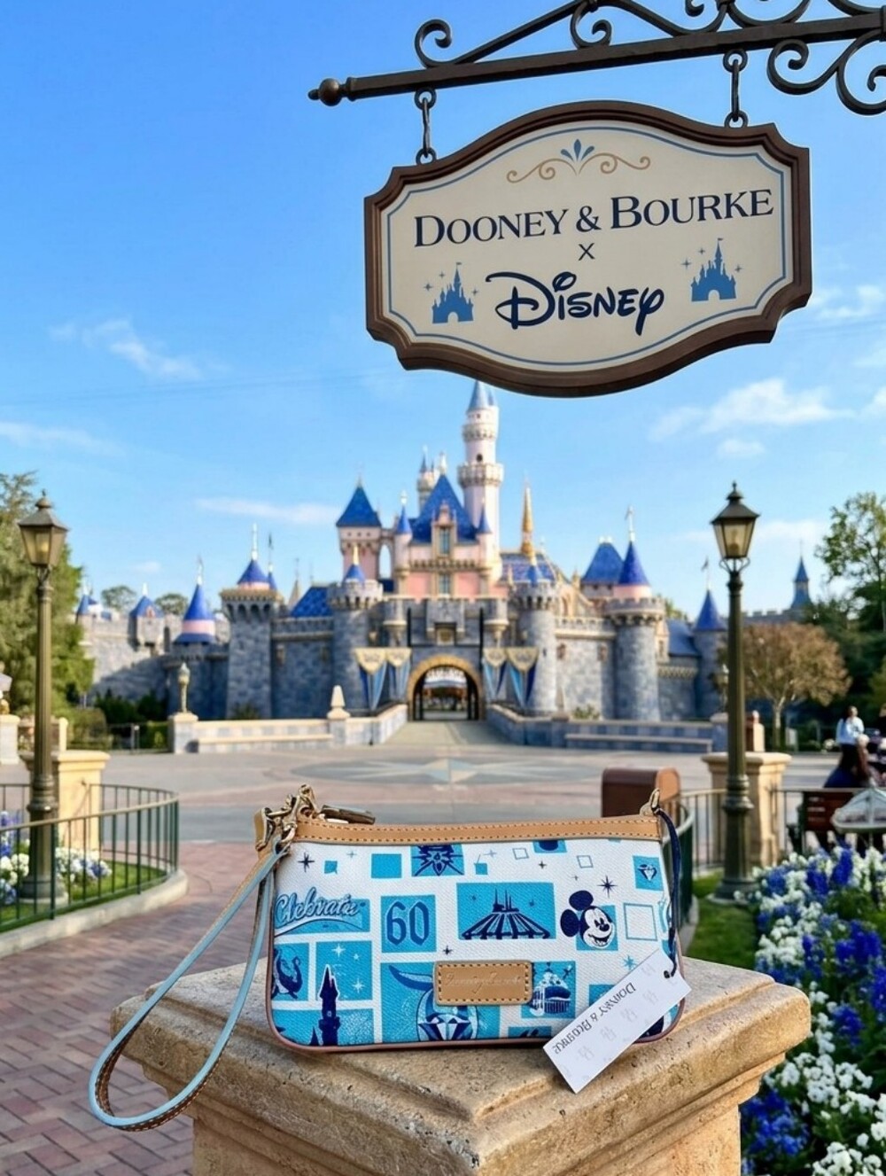 Dooney & Bourke x Disney 60th Anniversary Large Wristlet